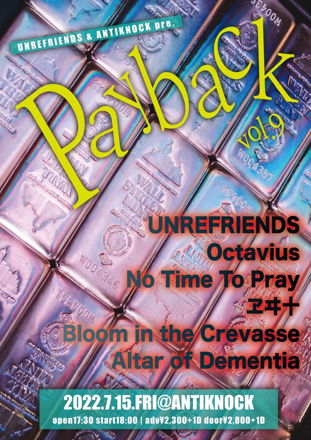 Payback Vol 9 Shinjuku Antiknock